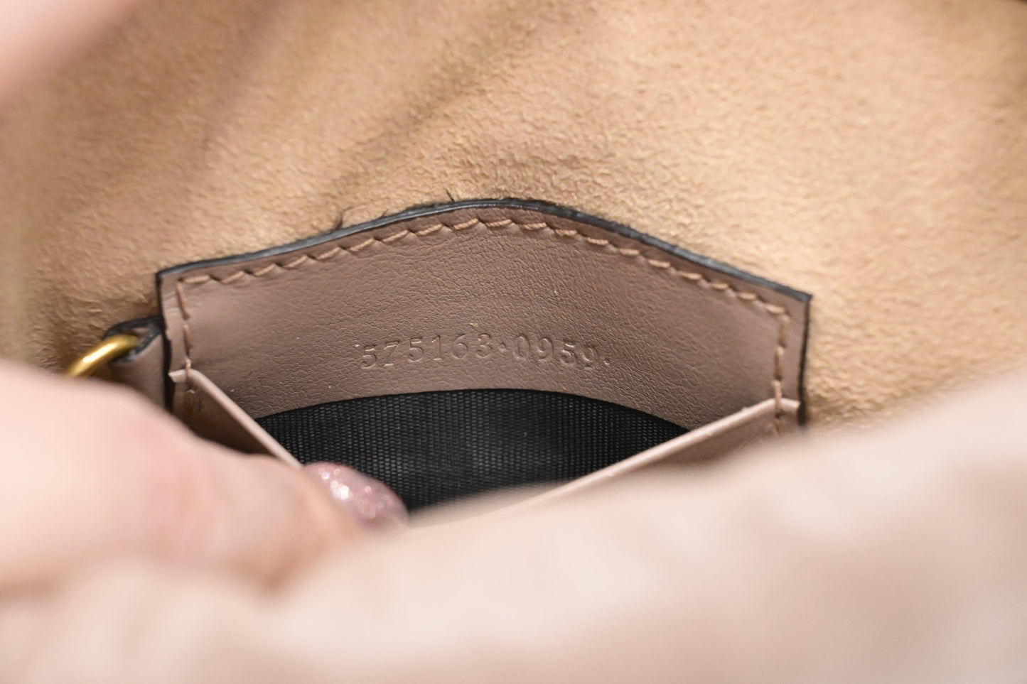 Gucci Mini Bucket Bag in Clay Quilted Leather