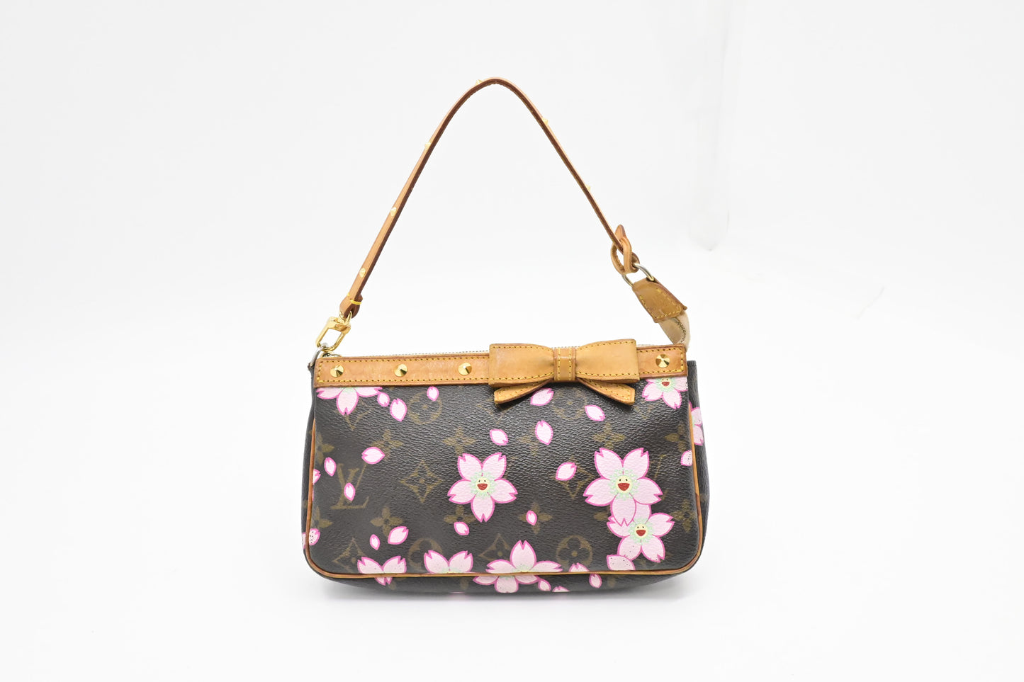 Louis Vuitton x Takashi Murakami Pochette Accessoires in Cherry Blossom Monogram Canvas