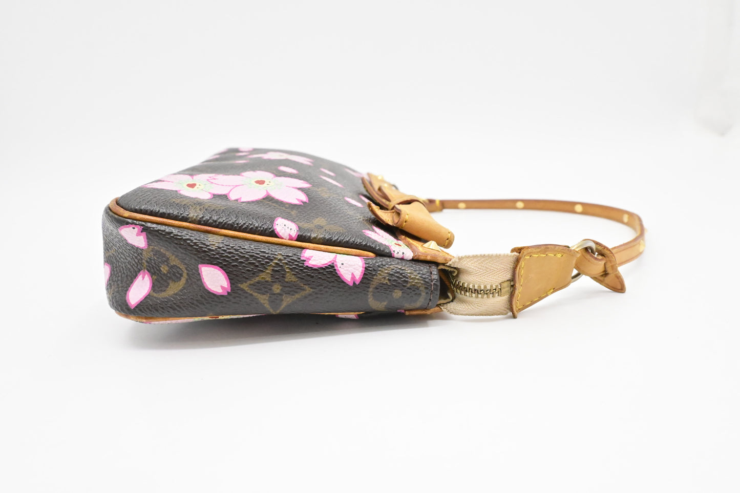 Louis Vuitton x Takashi Murakami Pochette Accessoires in Cherry Blossom Monogram Canvas