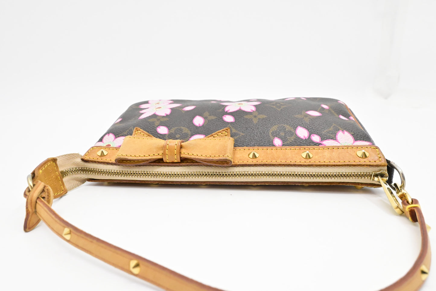 Louis Vuitton x Takashi Murakami Pochette Accessoires in Cherry Blossom Monogram Canvas