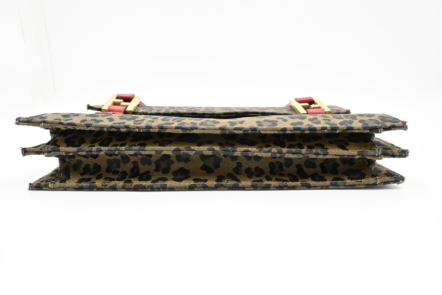 Fendi Handbag in Brown Leopard Canvas
