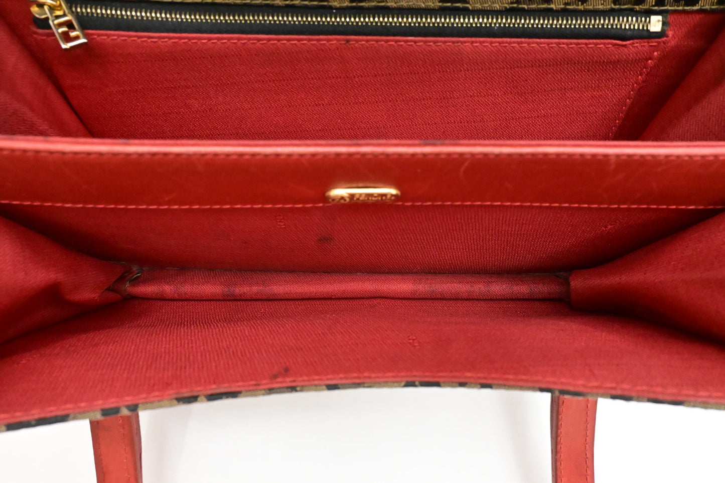 Fendi Handbag in Brown Leopard Canvas