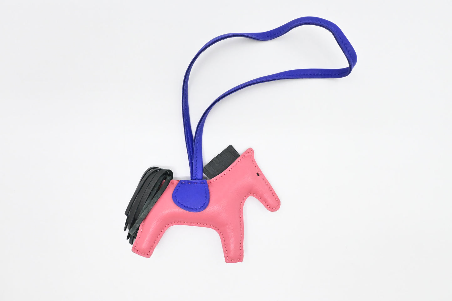 Hermes Rodeo PM Charm in Pink Leather