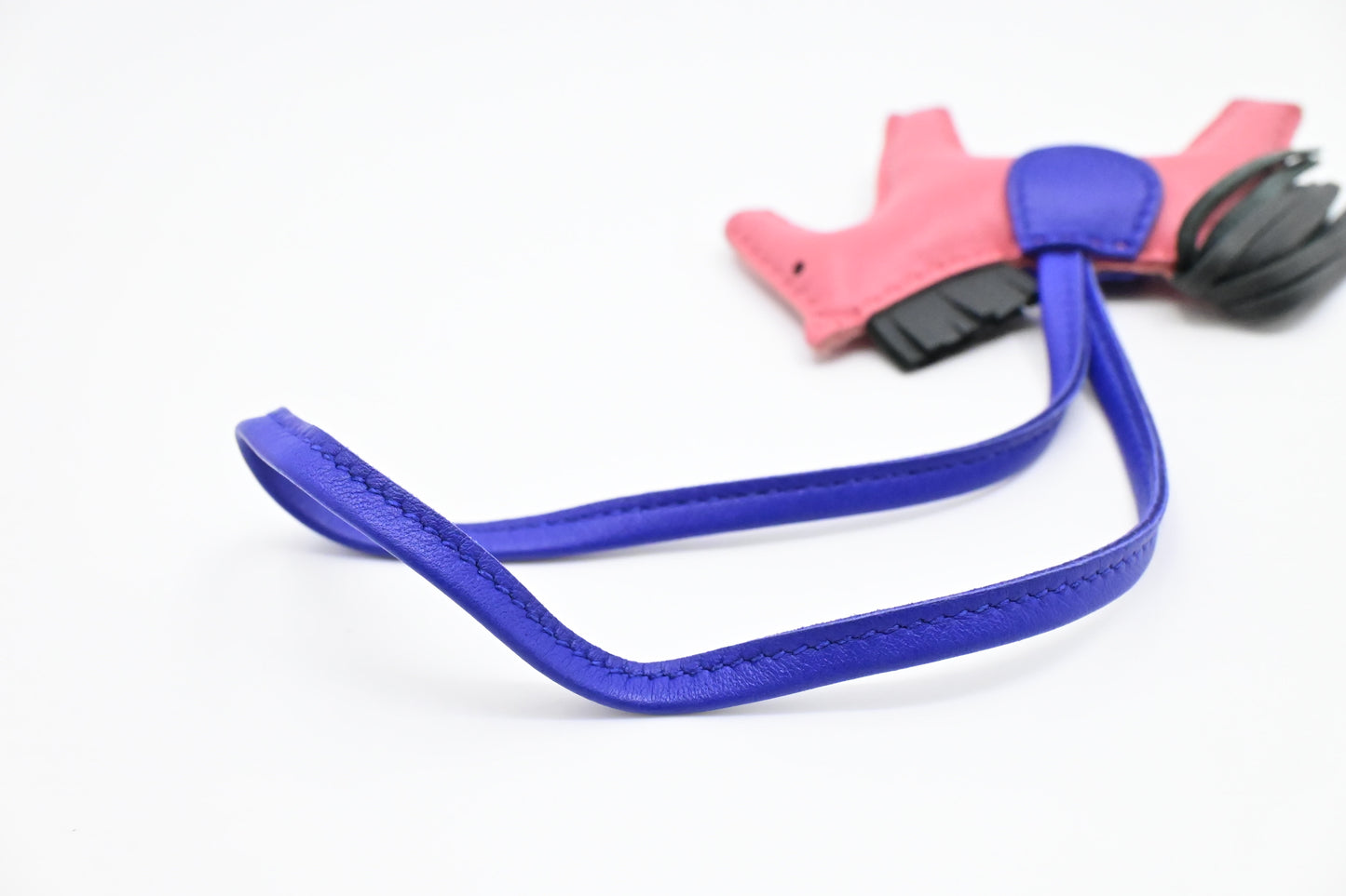 Hermes Rodeo PM Charm in Pink Leather
