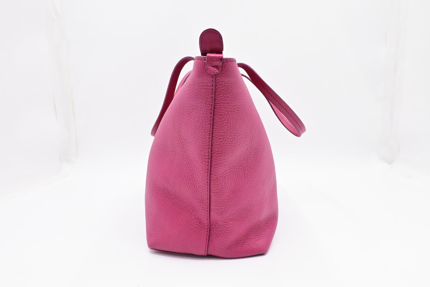 Ferragamo Zipped Tote in Pink Leather