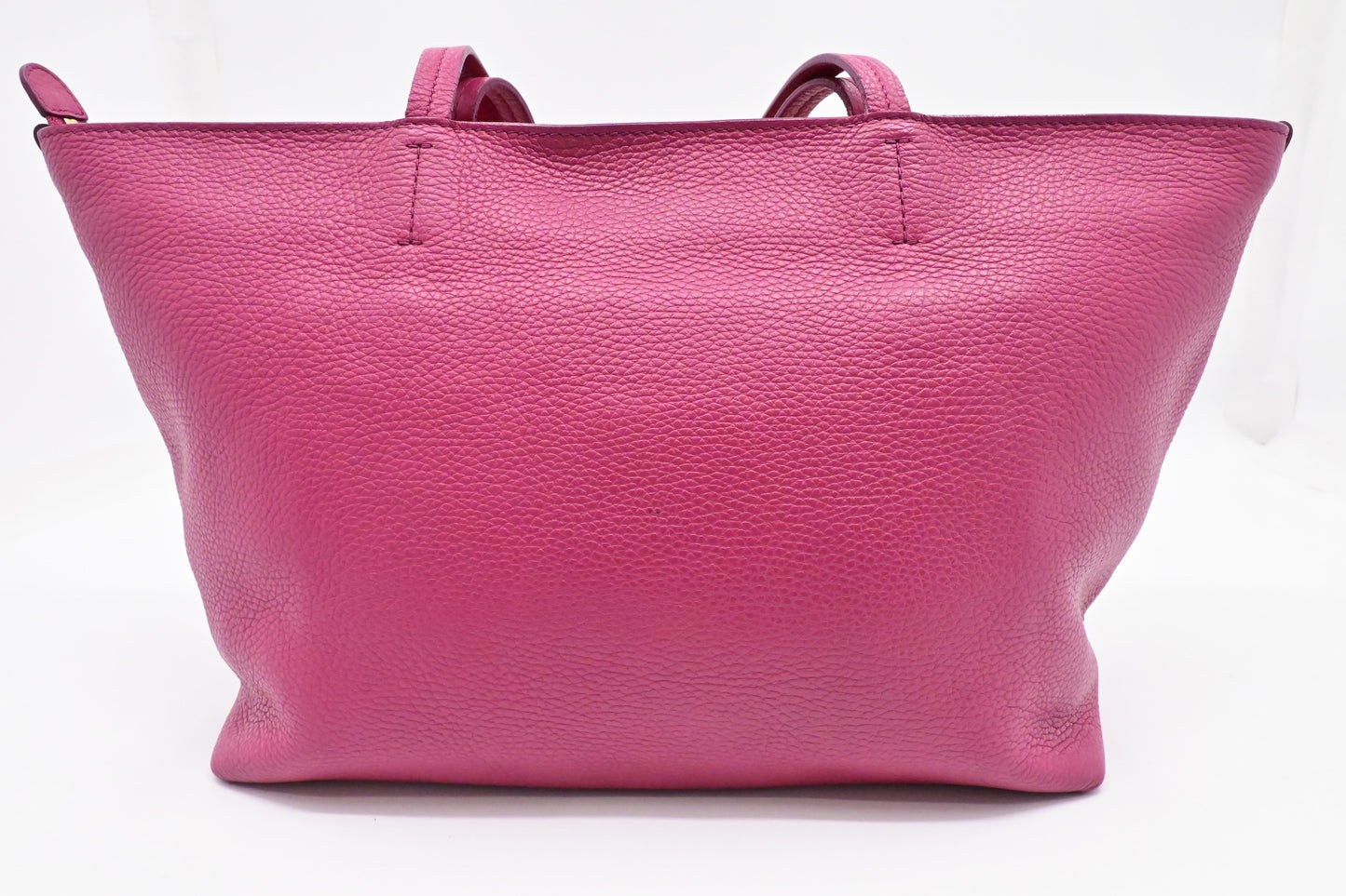 Ferragamo Zipped Tote in Pink Leather