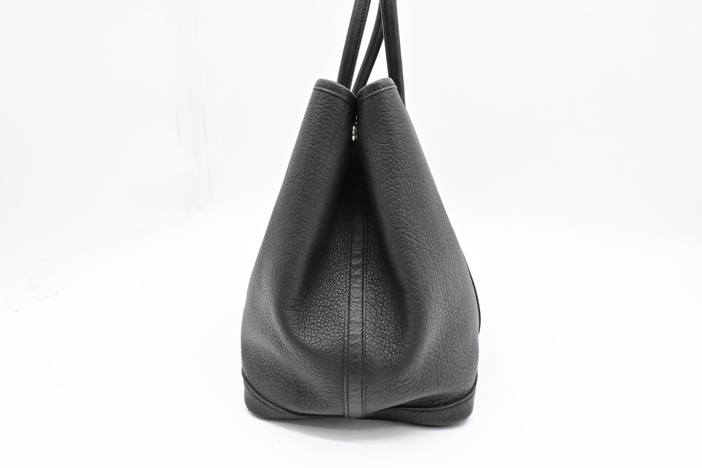 Hermes Garden Party 36 in Black Leather