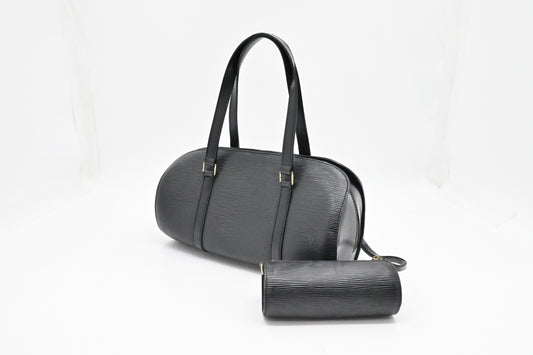 Louis Vuitton Soufflot in Black Epi Leather