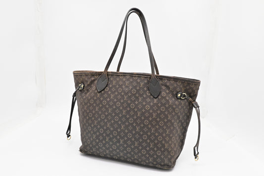 Louis Vuitton Neverfull MM in Fusain Mini Lin Canvas