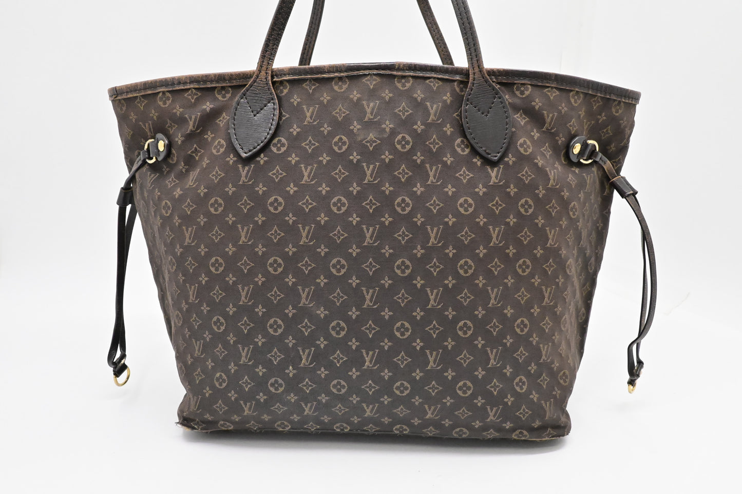 Louis Vuitton Neverfull MM in Fusain Mini Lin Canvas