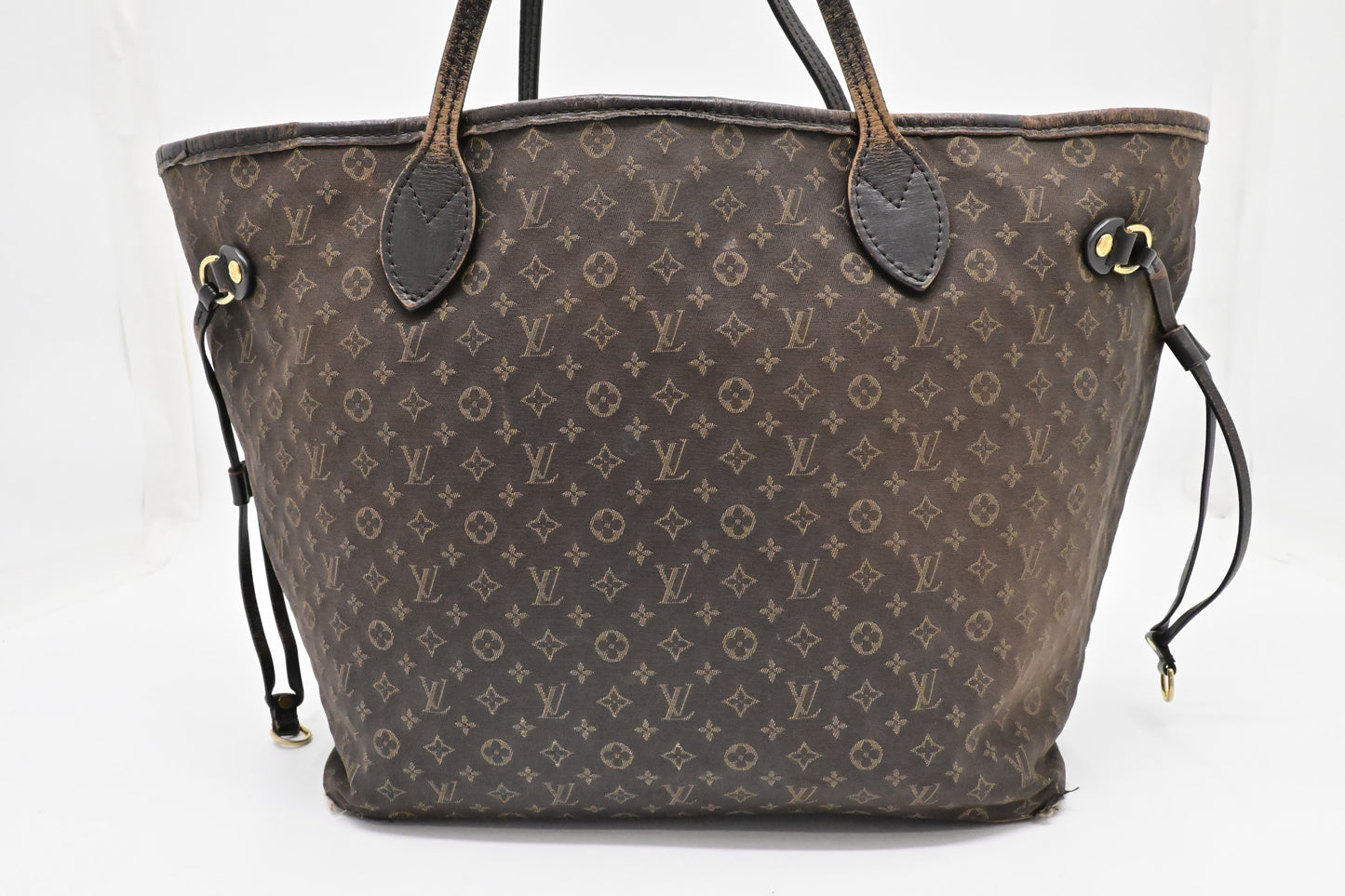 Louis Vuitton Neverfull MM in Fusain Mini Lin Canvas