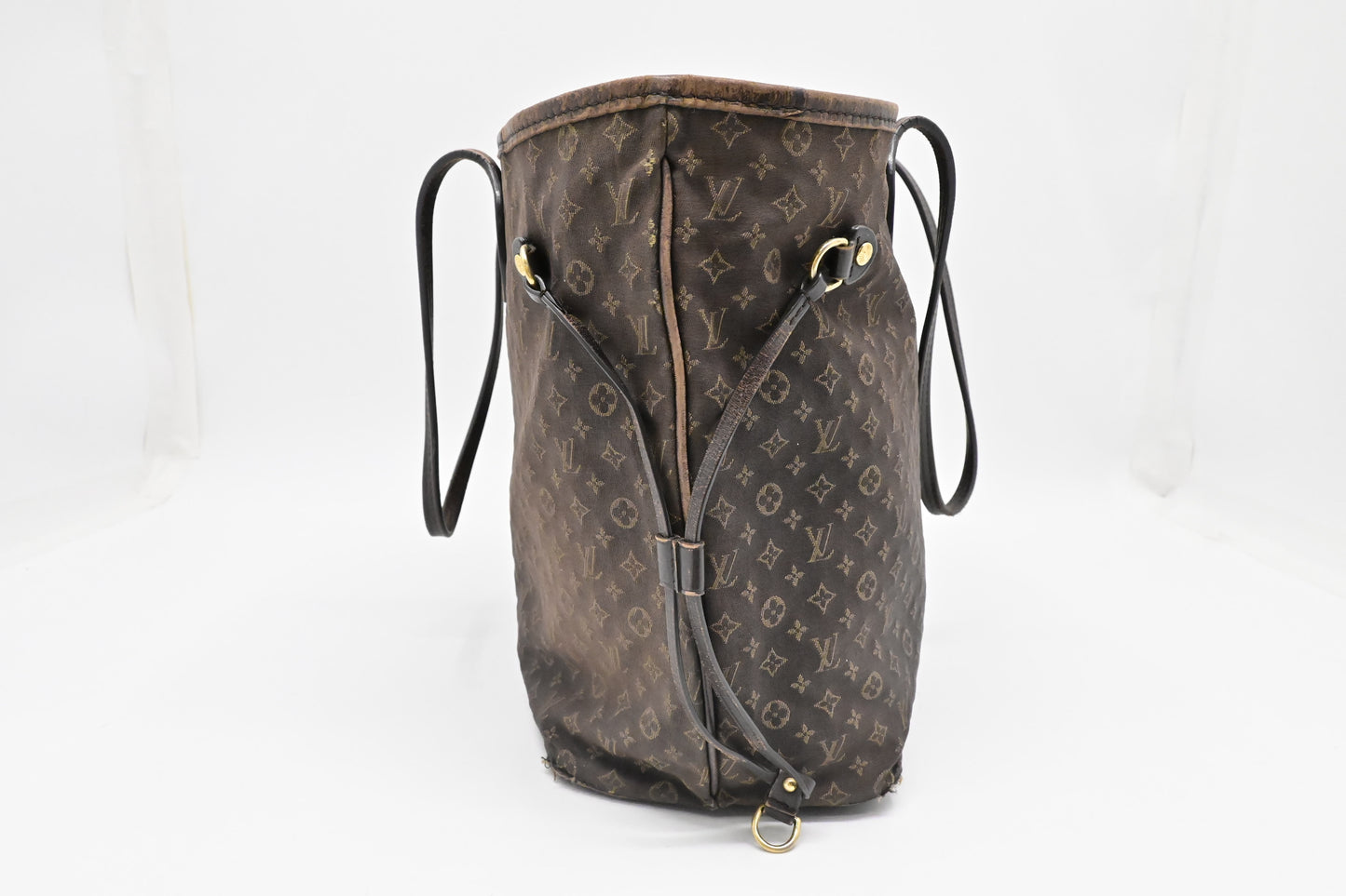Louis Vuitton Neverfull MM in Fusain Mini Lin Canvas