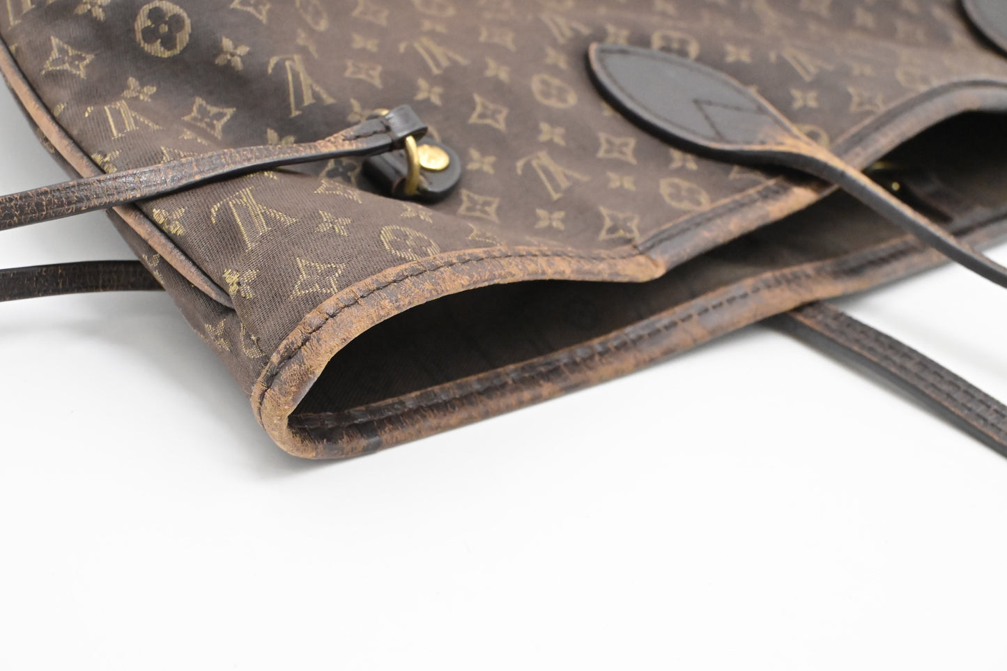 Louis Vuitton Neverfull MM in Fusain Mini Lin Canvas