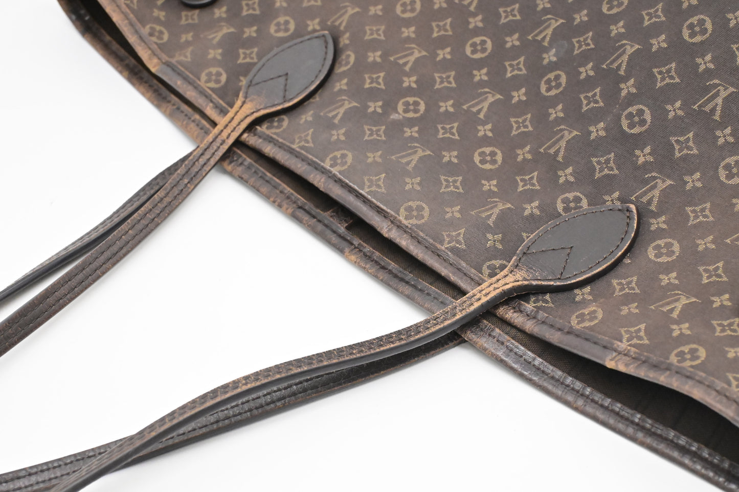 Louis Vuitton Neverfull MM in Fusain Mini Lin Canvas