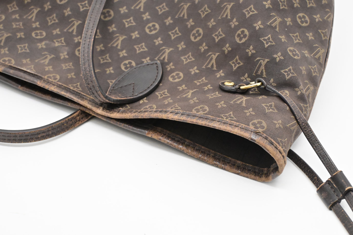 Louis Vuitton Neverfull MM in Fusain Mini Lin Canvas