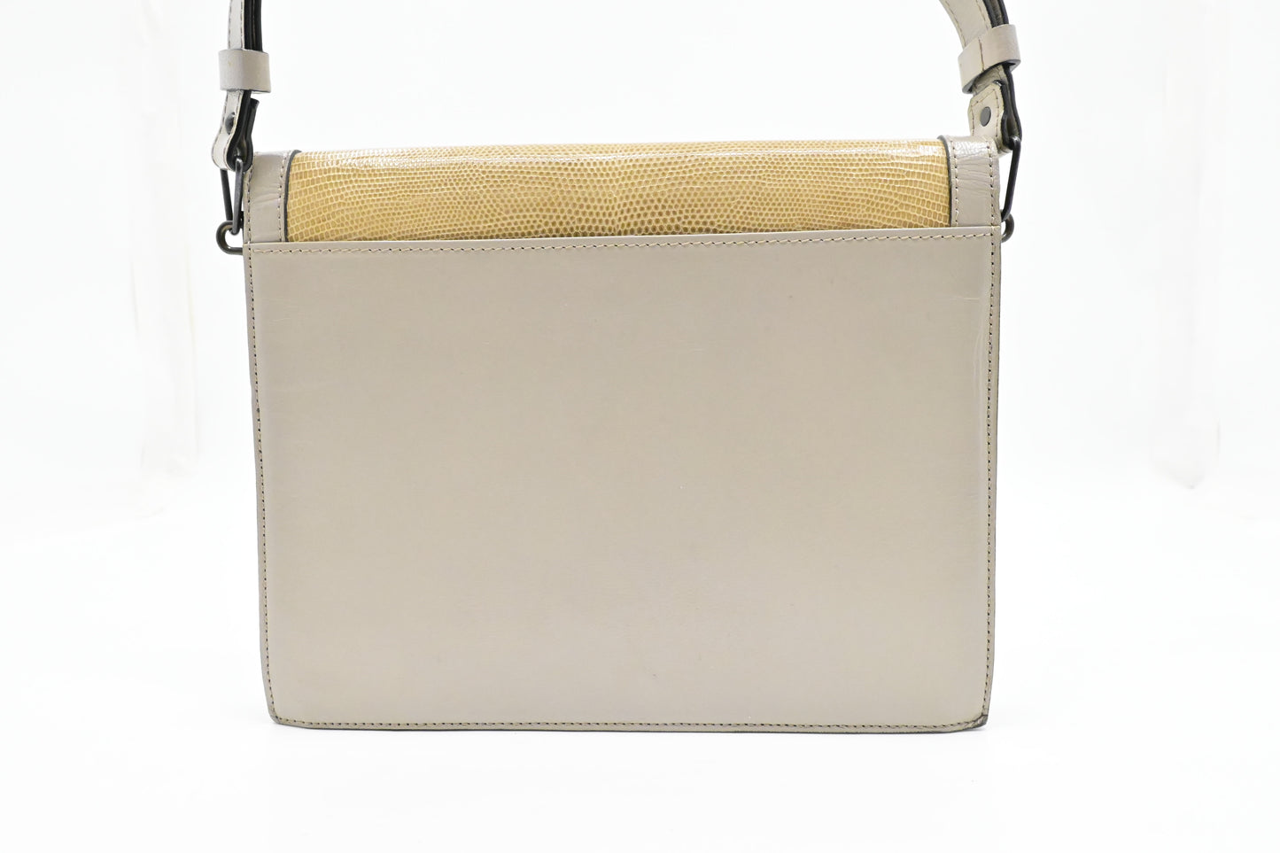 YSL Saint Laurent Shoulder Bag in Faux Snake Skin