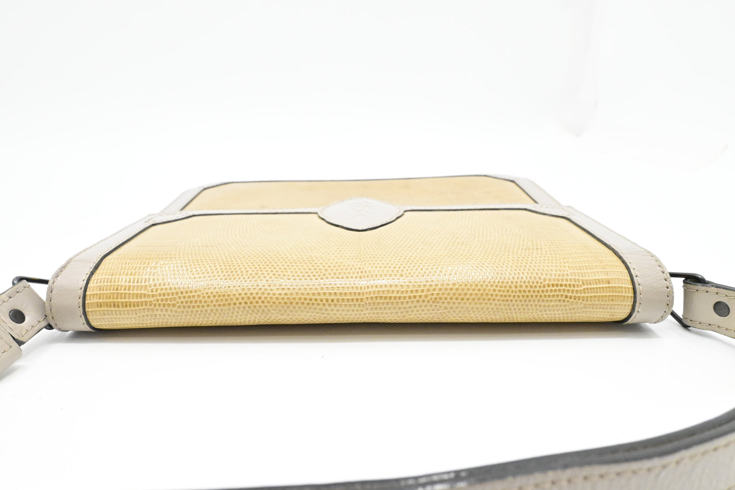 YSL Saint Laurent Shoulder Bag in Faux Snake Skin