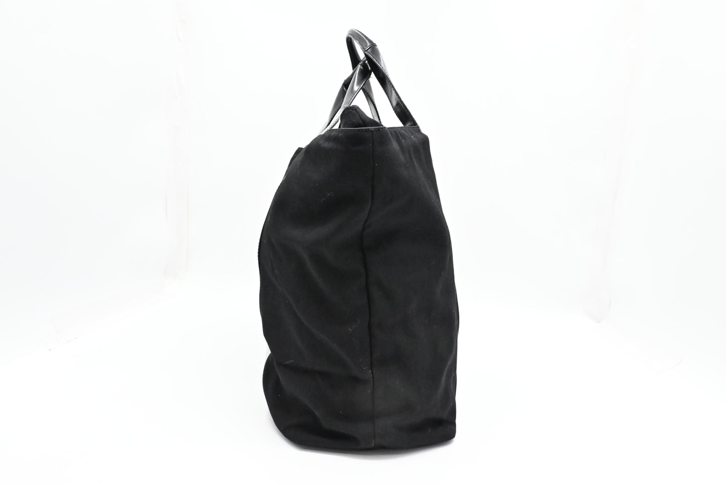 Gucci Tote Bag in Black Canvas & Leather
