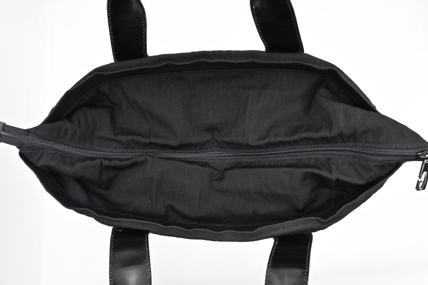 Gucci Tote Bag in Black Canvas & Leather