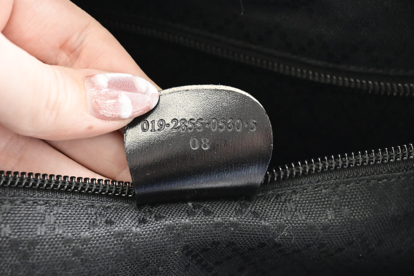 Gucci Tote Bag in Black Canvas & Leather