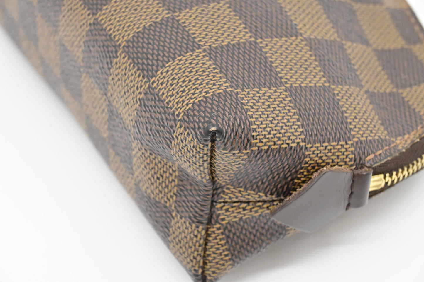 Louis Vuitton Pochette Cosmetique in Damier Ebene Canvas