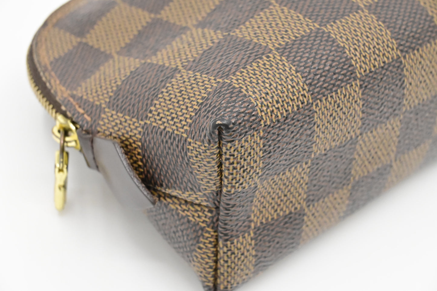 Louis Vuitton Pochette Cosmetique in Damier Ebene Canvas