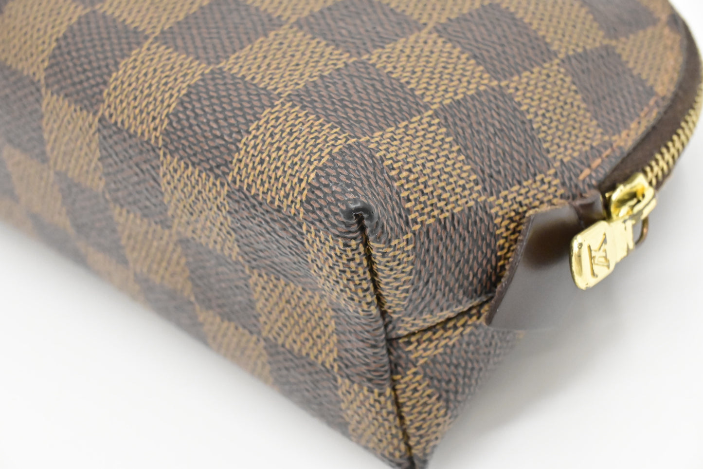 Louis Vuitton Pochette Cosmetique in Damier Ebene Canvas