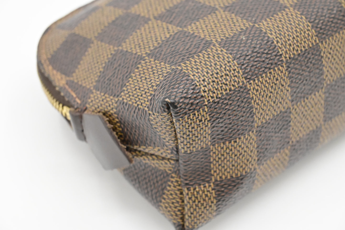 Louis Vuitton Pochette Cosmetique in Damier Ebene Canvas