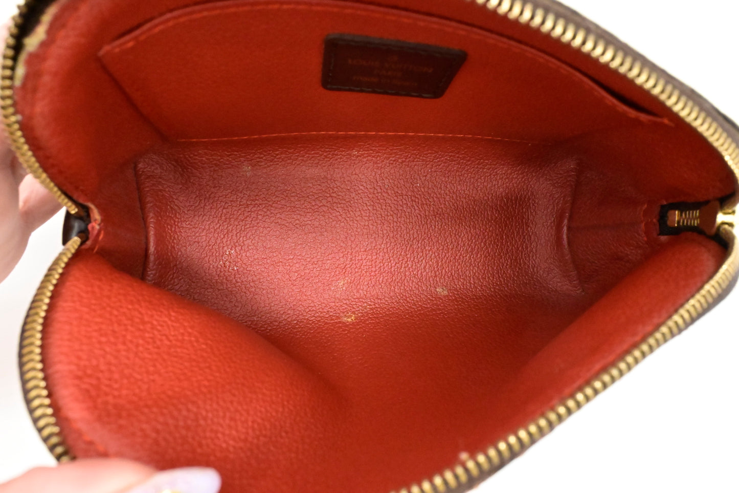 Louis Vuitton Pochette Cosmetique in Damier Ebene Canvas