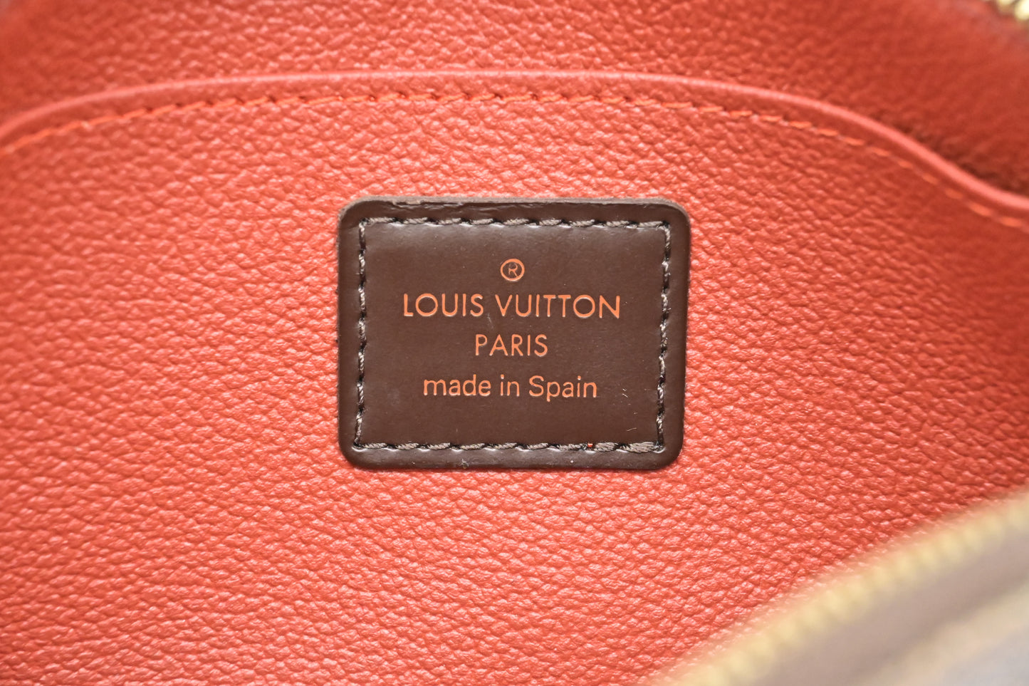 Louis Vuitton Pochette Cosmetique in Damier Ebene Canvas