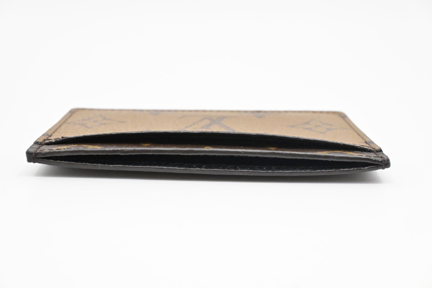 Louis Vuitton Card Case in Reverse Monogram Canvas