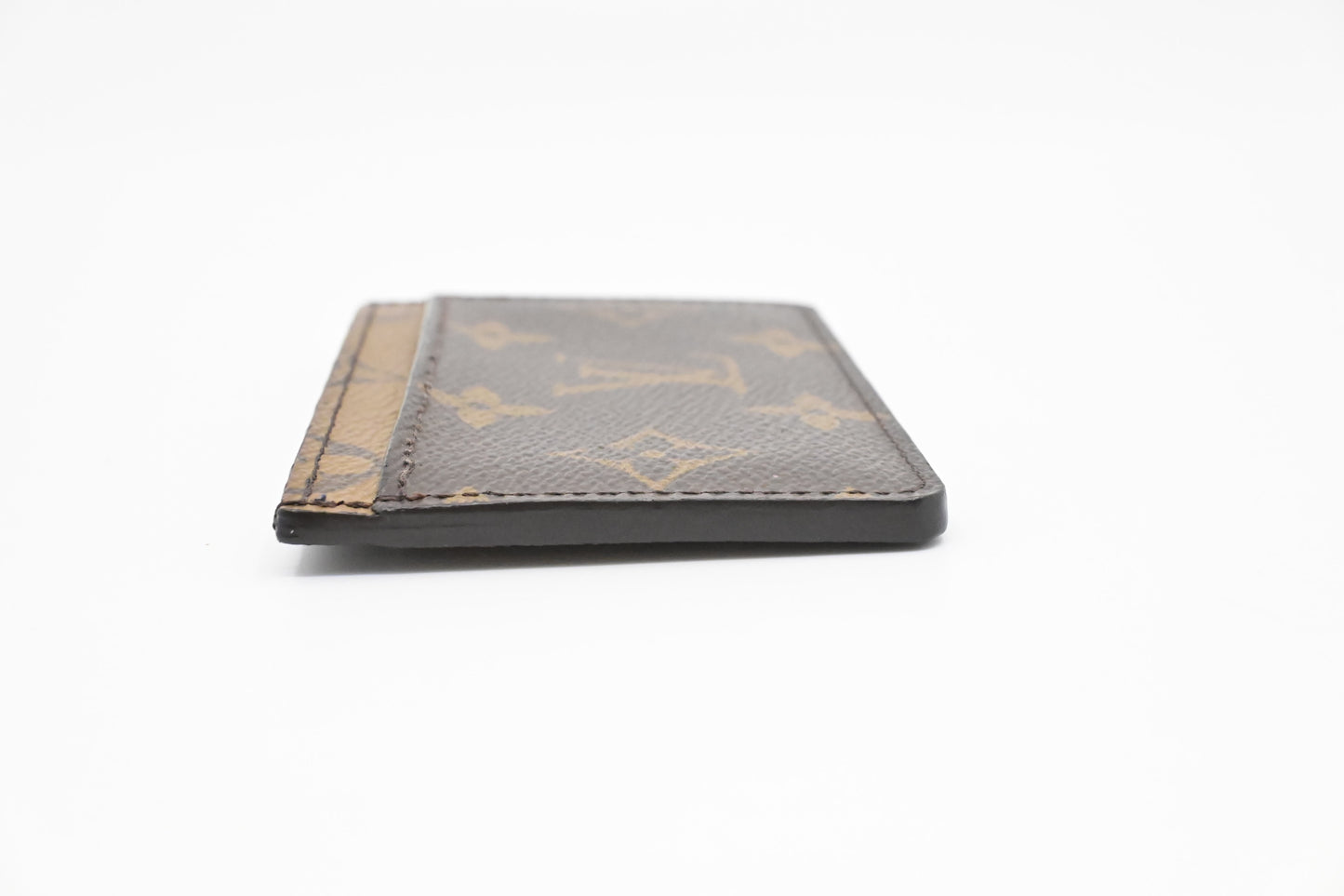 Louis Vuitton Card Case in Reverse Monogram Canvas