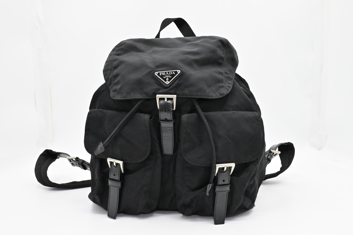 Prada Medium Backpack in Black Nylon