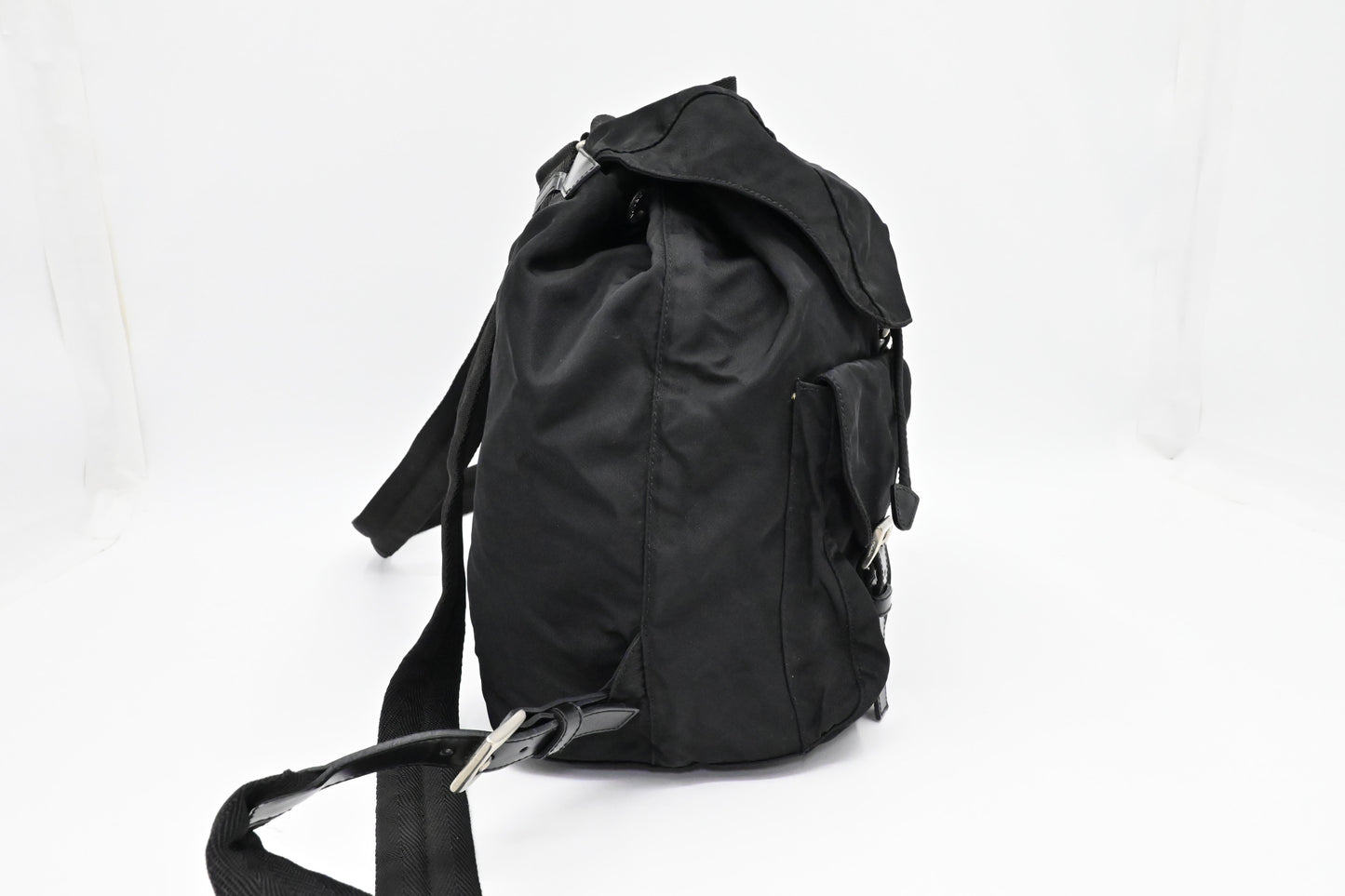 Prada Medium Backpack in Black Nylon