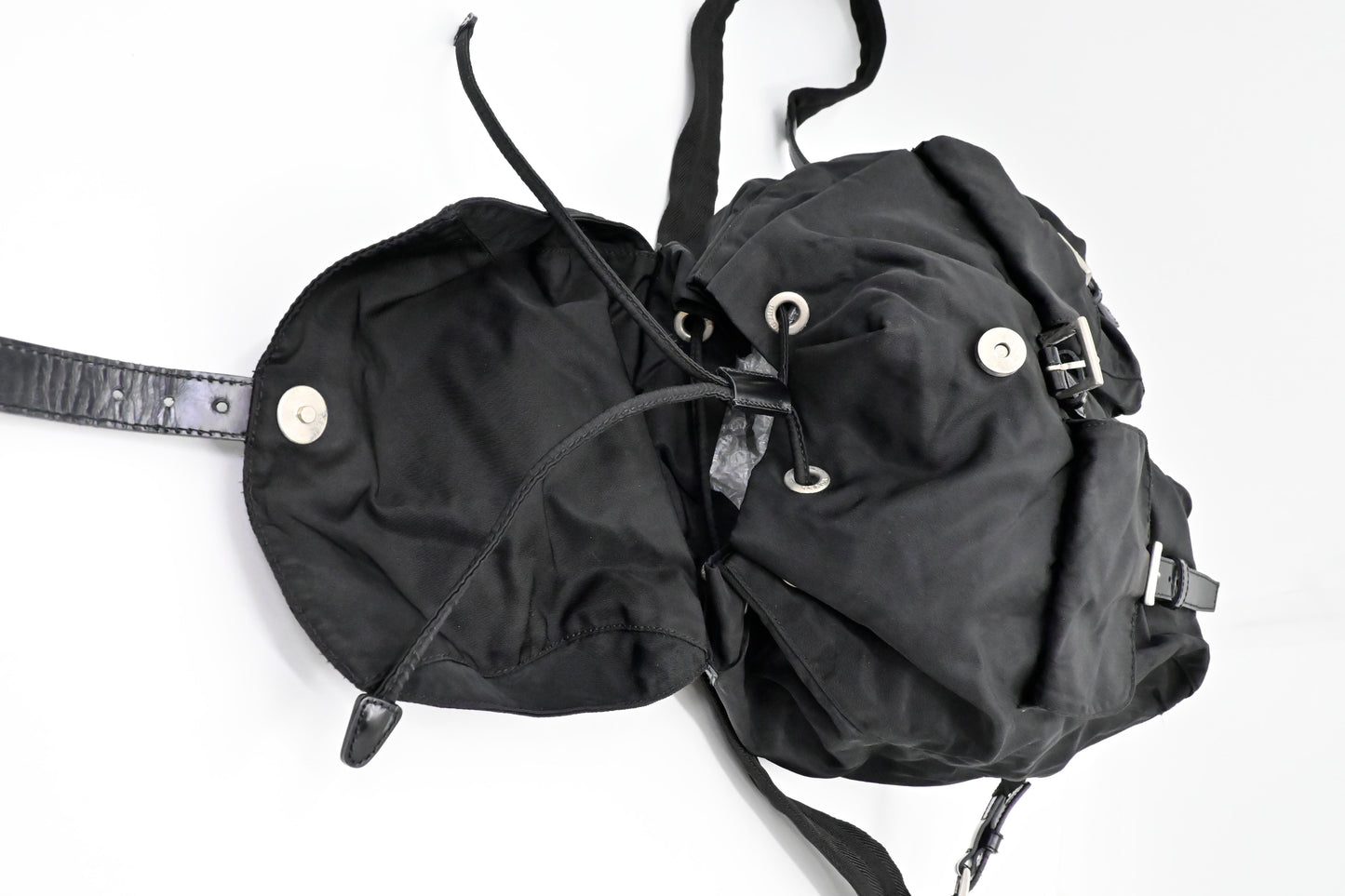 Prada Medium Backpack in Black Nylon