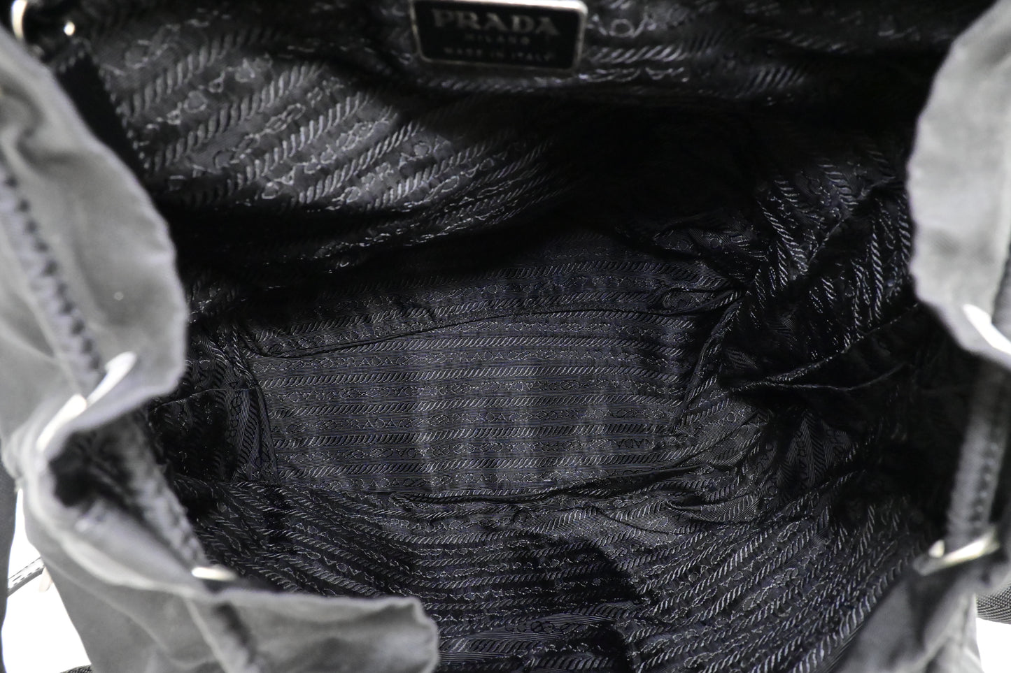 Prada Medium Backpack in Black Nylon