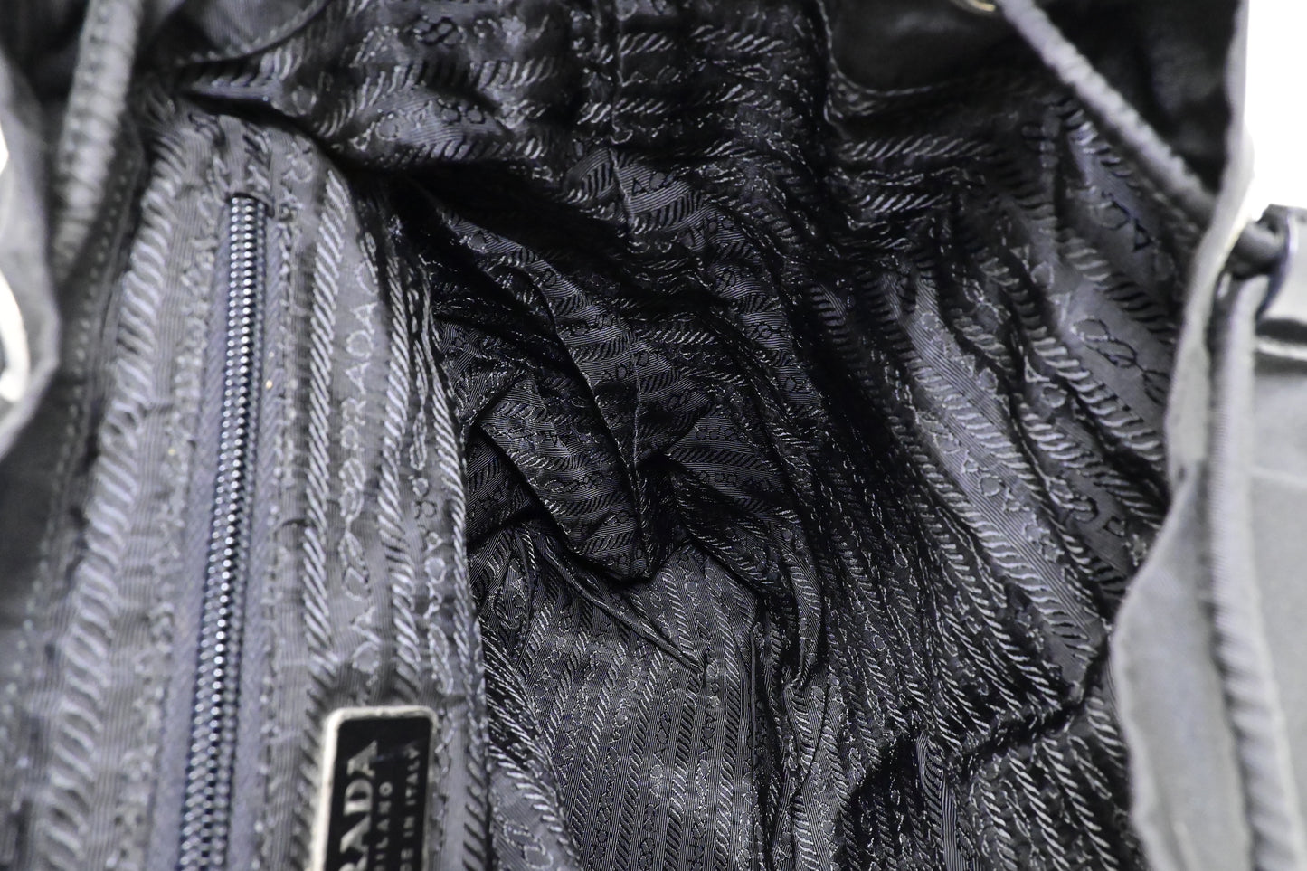 Prada Medium Backpack in Black Nylon