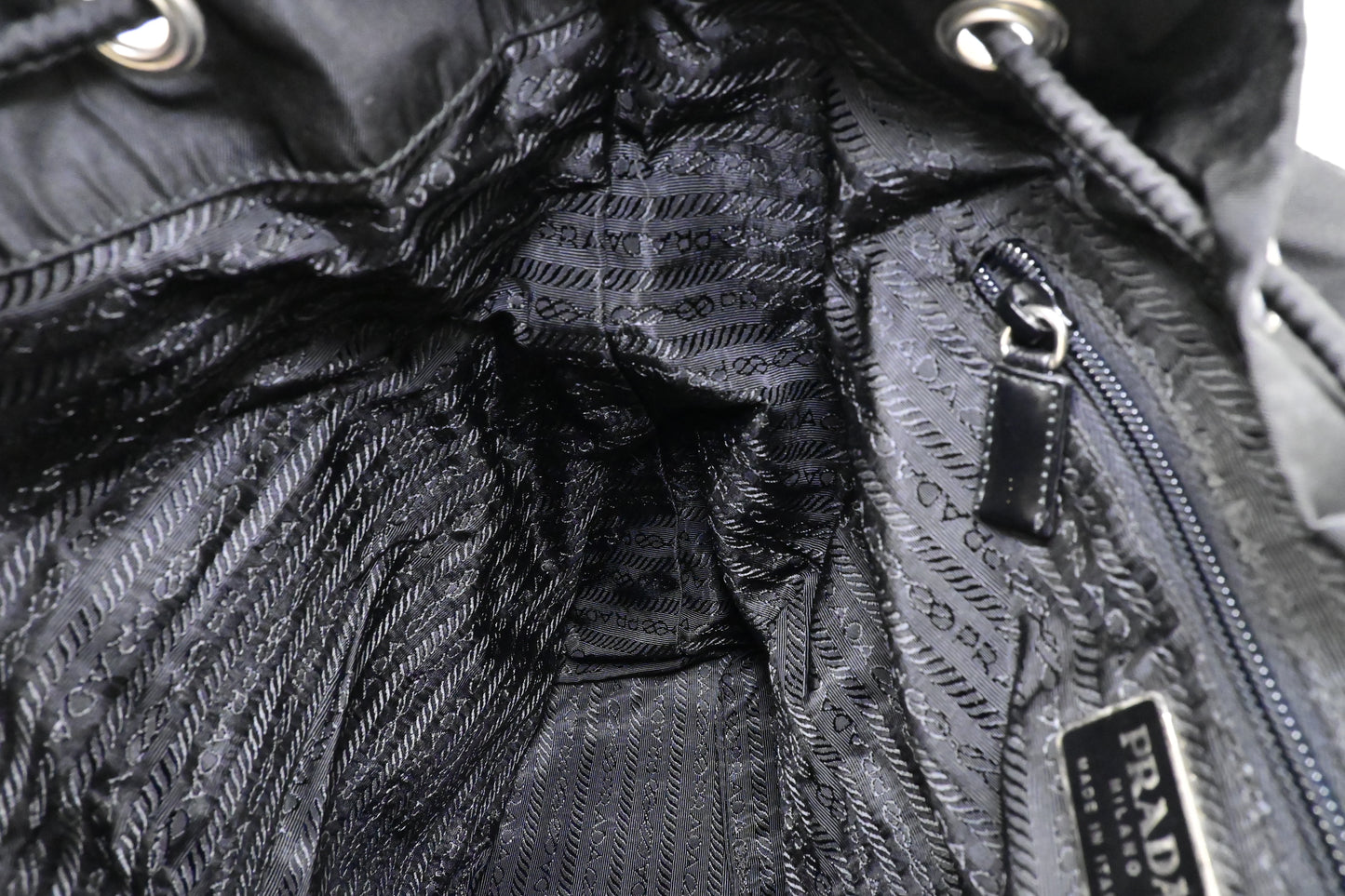 Prada Medium Backpack in Black Nylon