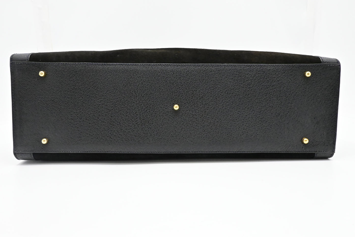 Gucci Large Diana Tote in Black Suede
