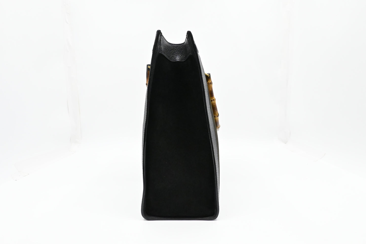 Gucci Large Diana Tote in Black Suede