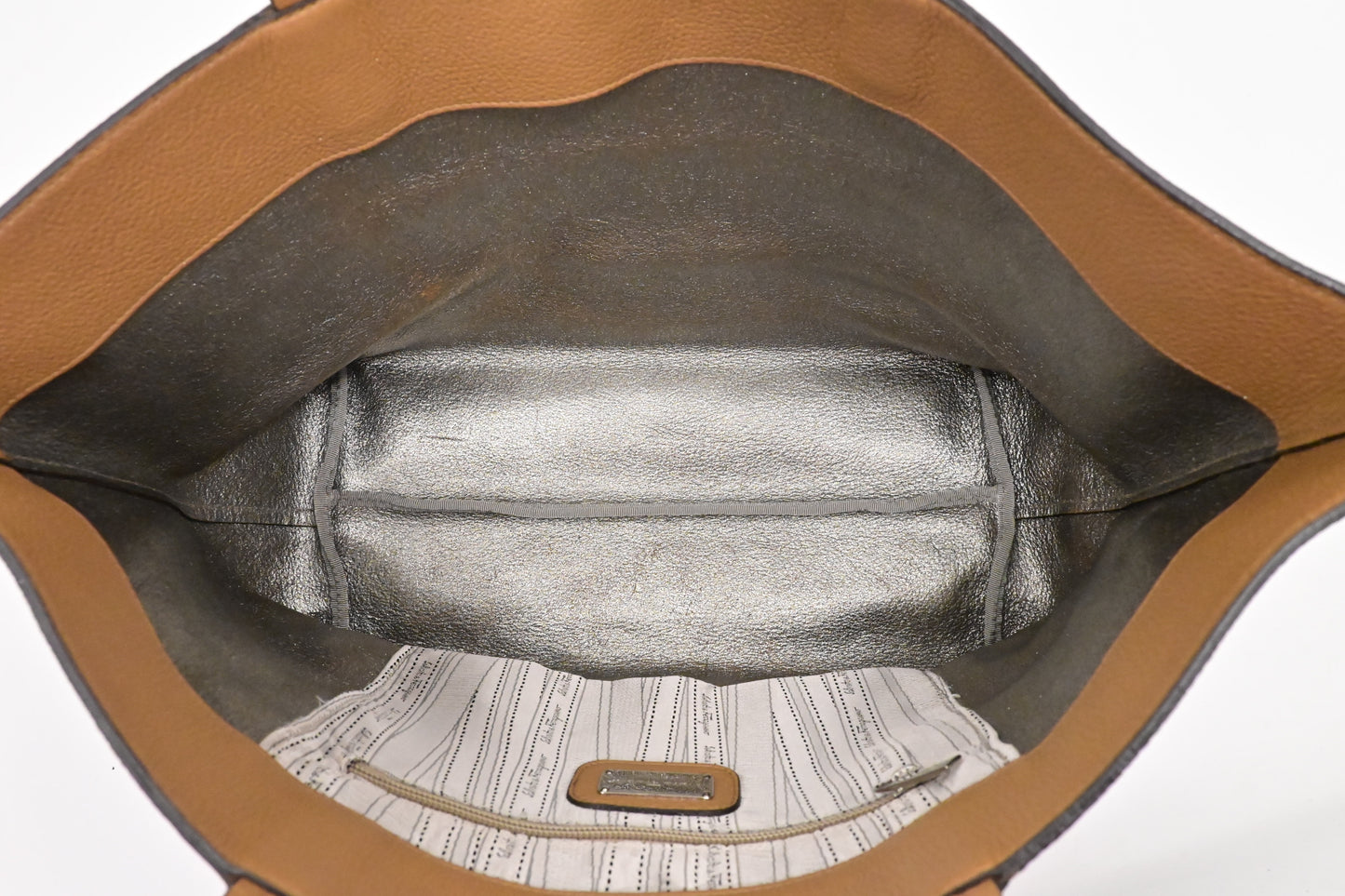 Ferragamo Tote in Brown Leather
