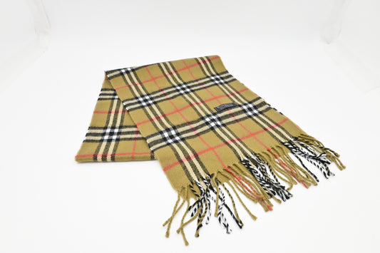 Burberry Scarf in Beige Lambswool