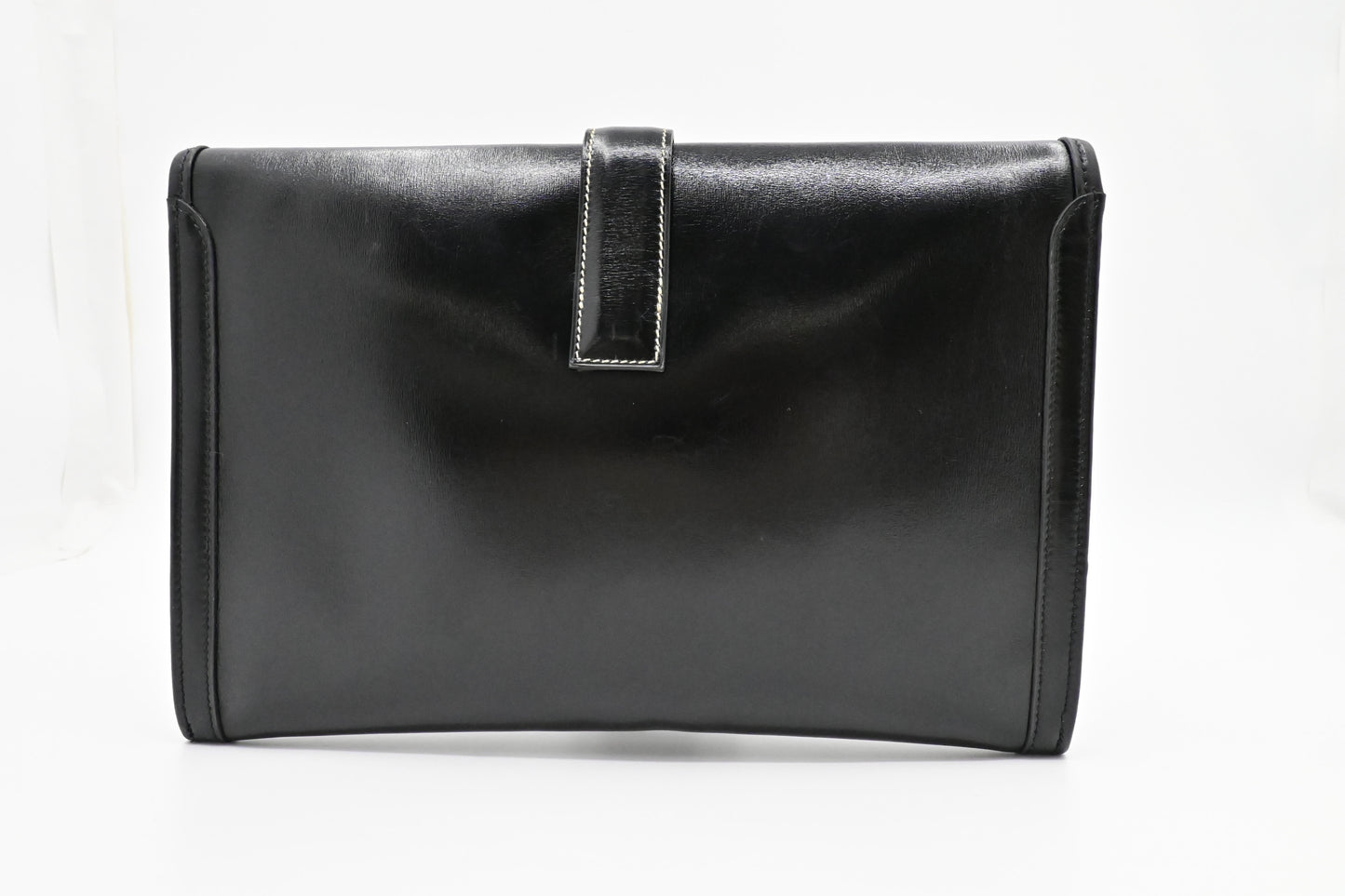 Hermes Jige Elan PM in Black Box Leather