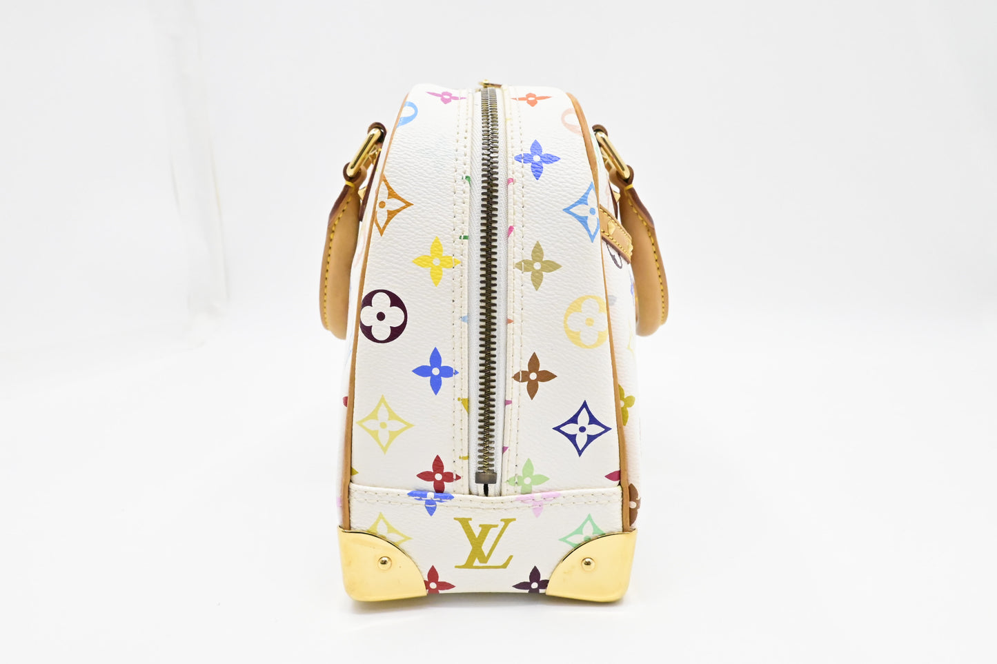 Louis Vuitton Trouville in White Multicolor Canvas