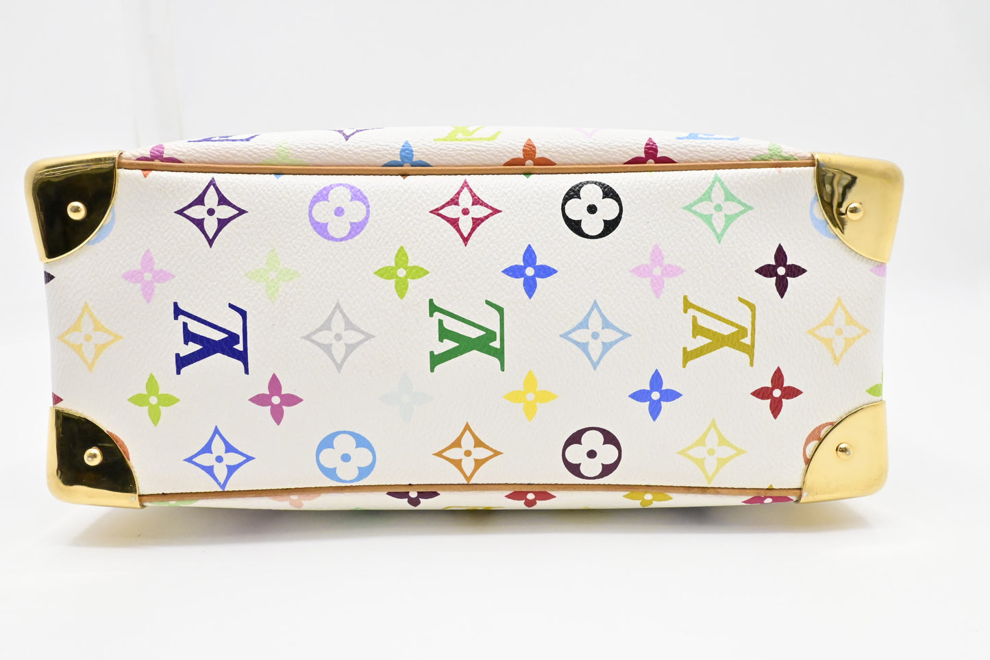 Louis Vuitton Trouville in White Multicolor Canvas
