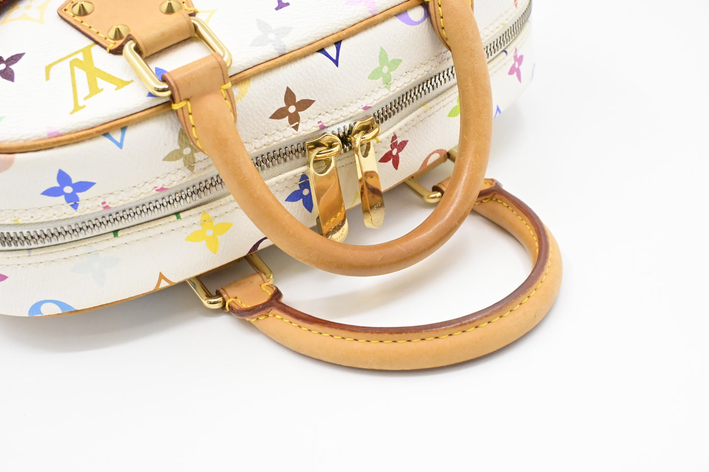 Louis Vuitton Trouville in White Multicolor Canvas