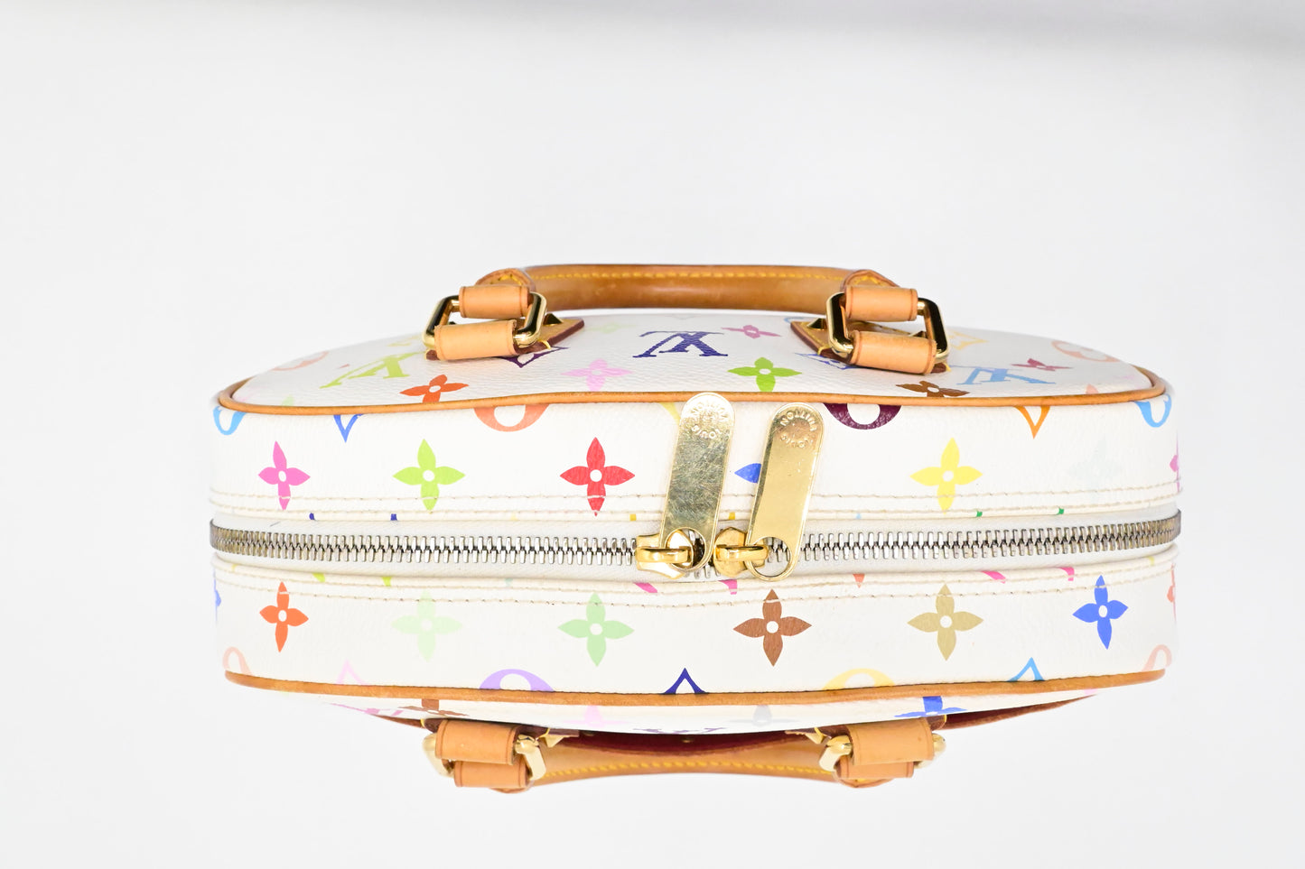 Louis Vuitton Trouville in White Multicolor Canvas