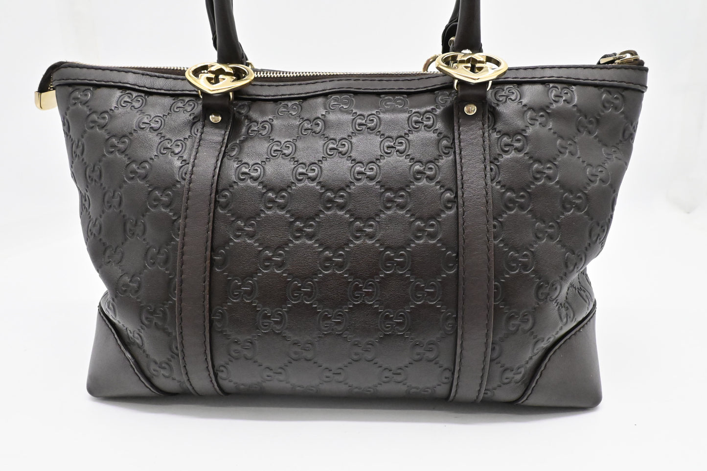 Gucci Handbag in Brown Guccissima Leather