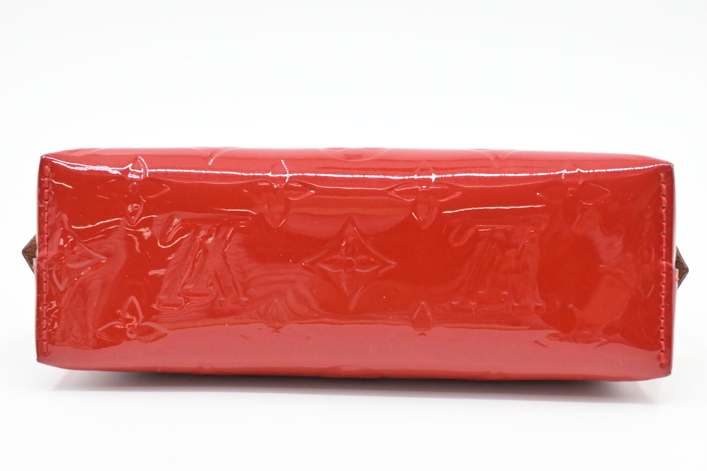 Louis Vuitton Pochette Cosmetique in Red Vernis Leather