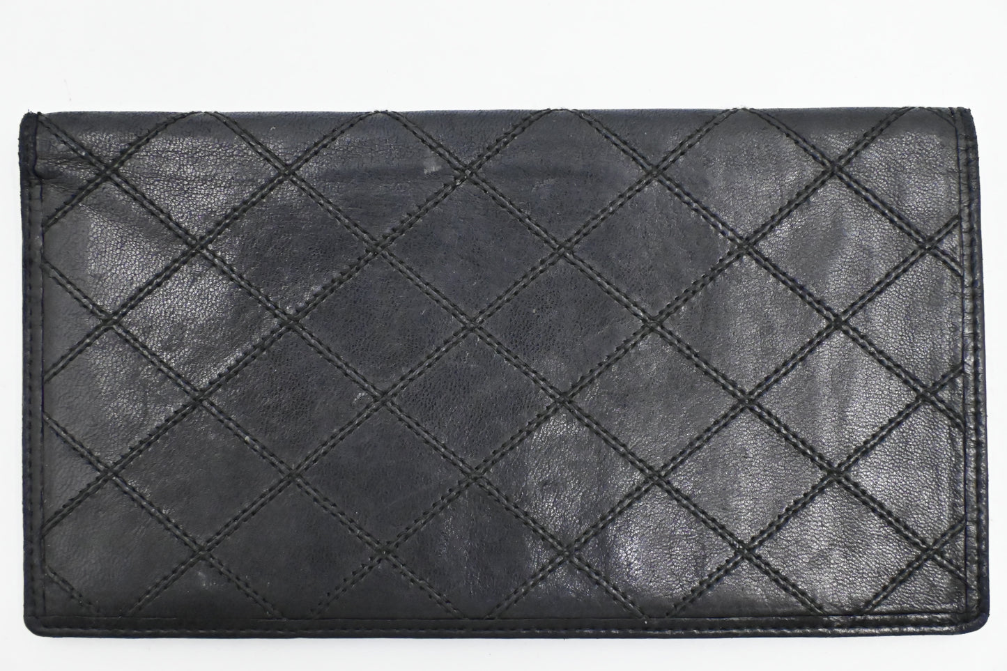 Chanel Bifold Wallet in Black Leather